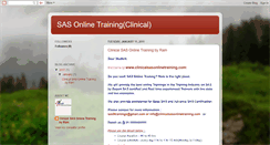 Desktop Screenshot of onlinesastrainings.blogspot.com