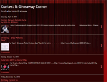 Tablet Screenshot of contest-giveaway.blogspot.com