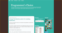Desktop Screenshot of coderschoice.blogspot.com