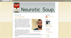 Desktop Screenshot of neuroticsoup.blogspot.com