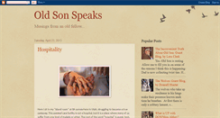 Desktop Screenshot of oldsonspeaks.blogspot.com