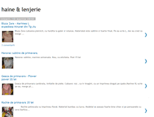 Tablet Screenshot of hainelenjerie.blogspot.com