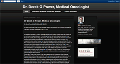 Desktop Screenshot of derekpoweroncology.blogspot.com