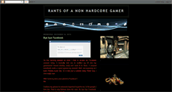 Desktop Screenshot of nonhardcoregamer.blogspot.com