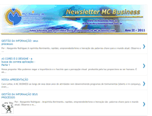 Tablet Screenshot of newslettermcbusiness.blogspot.com