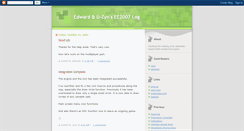 Desktop Screenshot of ee2007log.blogspot.com