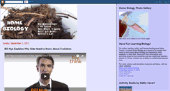 Desktop Screenshot of homebiology.blogspot.com