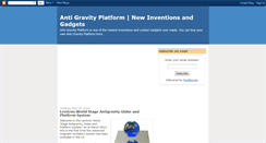 Desktop Screenshot of antigravityplatform.blogspot.com