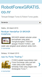 Mobile Screenshot of forexrobotgratis.blogspot.com