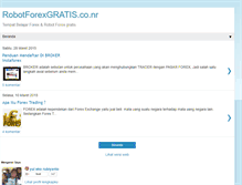 Tablet Screenshot of forexrobotgratis.blogspot.com