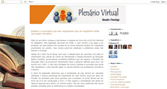 Desktop Screenshot of plenariovirtual.blogspot.com