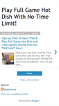 Mobile Screenshot of gamehotdish.blogspot.com