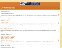 Tablet Screenshot of mynikongear.blogspot.com