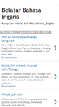 Mobile Screenshot of belajarbahasainggris.blogspot.com
