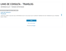 Tablet Screenshot of linksdeconsulta-translog.blogspot.com
