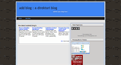 Desktop Screenshot of daftar-blogs.blogspot.com
