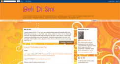 Desktop Screenshot of beli-di-sini.blogspot.com