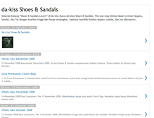 Tablet Screenshot of dakiss-shoes.blogspot.com