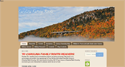Desktop Screenshot of carolinafamilyroots.blogspot.com