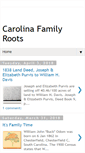 Mobile Screenshot of carolinafamilyroots.blogspot.com