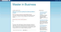 Desktop Screenshot of master-inbusiness.blogspot.com