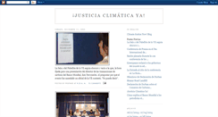 Desktop Screenshot of justiciaclimatica.blogspot.com