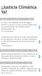 Mobile Screenshot of justiciaclimatica.blogspot.com