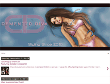 Tablet Screenshot of dementeddivas.blogspot.com