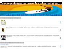 Tablet Screenshot of conquistaaondadavida.blogspot.com