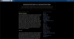 Desktop Screenshot of degustationanddevastation.blogspot.com