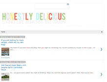 Tablet Screenshot of honestlydelicious.blogspot.com