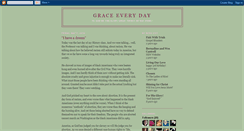 Desktop Screenshot of graceforeachday.blogspot.com