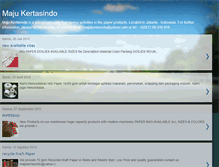 Tablet Screenshot of majukertasindo.blogspot.com