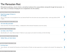 Tablet Screenshot of parousians-lsu.blogspot.com