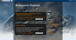 Desktop Screenshot of kuusamonhaatajat.blogspot.com