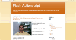Desktop Screenshot of flash8actionscripts.blogspot.com