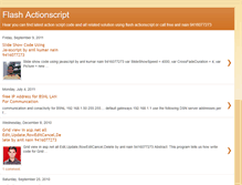 Tablet Screenshot of flash8actionscripts.blogspot.com