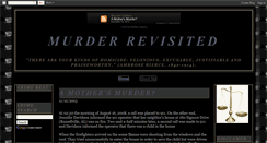 Desktop Screenshot of murderrevisited.blogspot.com