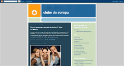 Desktop Screenshot of clubedaeuropa.blogspot.com