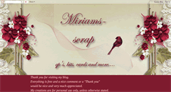 Desktop Screenshot of miriams-scrap.blogspot.com