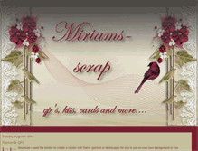 Tablet Screenshot of miriams-scrap.blogspot.com