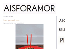 Tablet Screenshot of aisforamor.blogspot.com