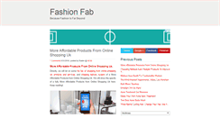 Desktop Screenshot of fashionfab.blogspot.com