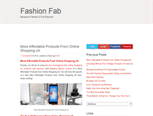 Tablet Screenshot of fashionfab.blogspot.com