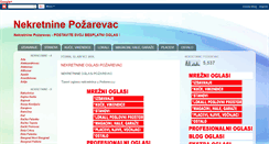 Desktop Screenshot of nekretninepozarevac.blogspot.com