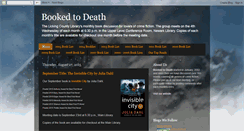 Desktop Screenshot of bookedtodeath.blogspot.com