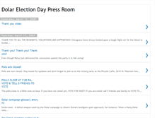 Tablet Screenshot of dolarelectiondaypressroom.blogspot.com