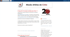 Desktop Screenshot of missaoartistasdecristo.blogspot.com