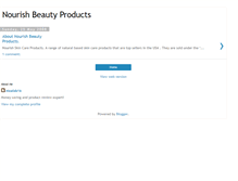Tablet Screenshot of nourishbeauty.blogspot.com