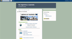 Desktop Screenshot of deargentinaaaustralia.blogspot.com